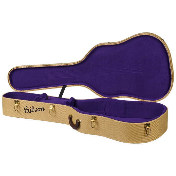 Gibson J-45 Century 12-Fret Left-Handed Acoustic Guitar w/Hardshell Case, Vintage Amber