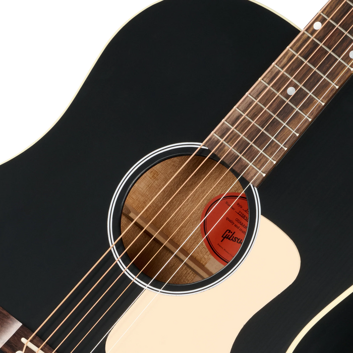 Gibson J-45 Century 12-Fret Acoustic Guitar w/Hardshell Case, Ebony