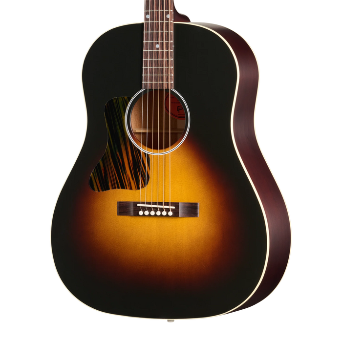 Gibson J-45 Century 12-Fret Left-Handed Acoustic Guitar w/Hardshell Case, Vintage Amber