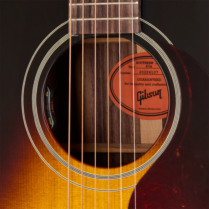 Gibson Southern Jumbo 40s Original Acoustic-Electric Guitar w/Hardshell Case, Vintage Sunburst