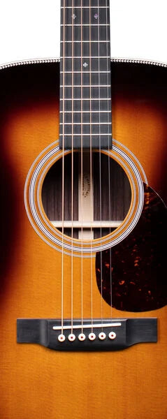 Martin Acoustic Guitar, OM-28 1935 Sunburst w/Molded Hardshell Case, Left-Handed