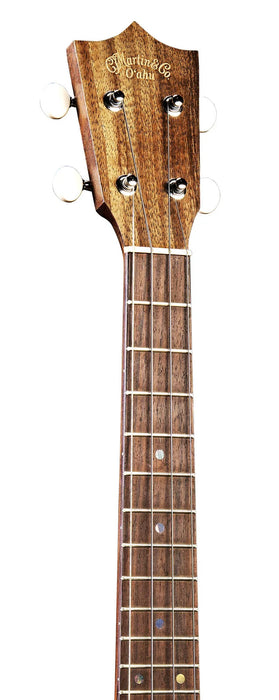 Martin Left-Handed Ukulele, O'ahu TKE, Uke Burst w/Softshell
