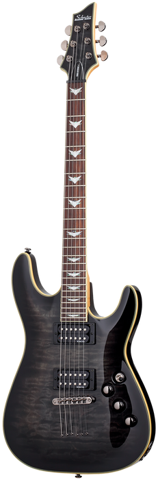 Schecter Omen Extreme 6-String Electric Guitar - See-Thru Black