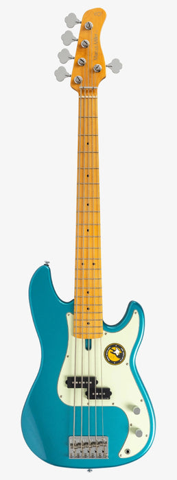 Sire Marcus Miller P5 5-String Alder 2nd Gen Electric Bass, Tide Pool