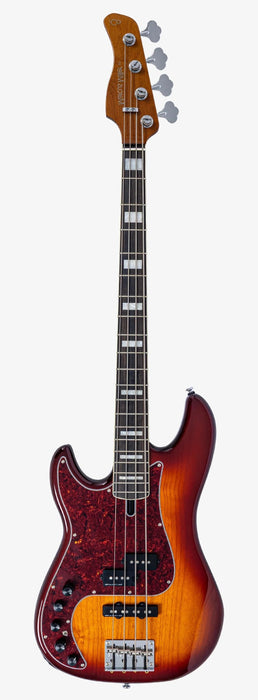Sire Marcus Miller P7 4-String Left-Handed Alder New Gen Electric Bass, Tobacco Sunburst