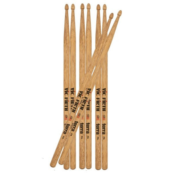 Vic Firth American Classic Terra 4pr Value Pack, 7A