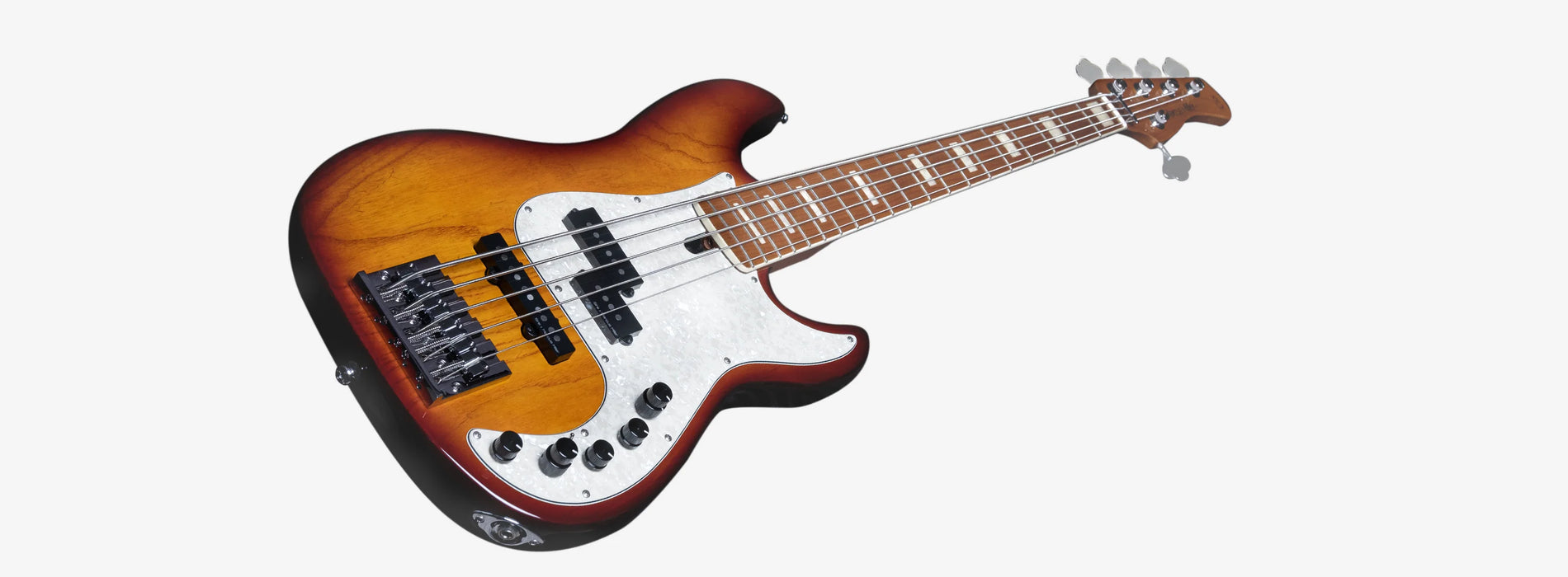 Sire Marcus Miller P8 5-String Fretless, Tobacco Sunburst