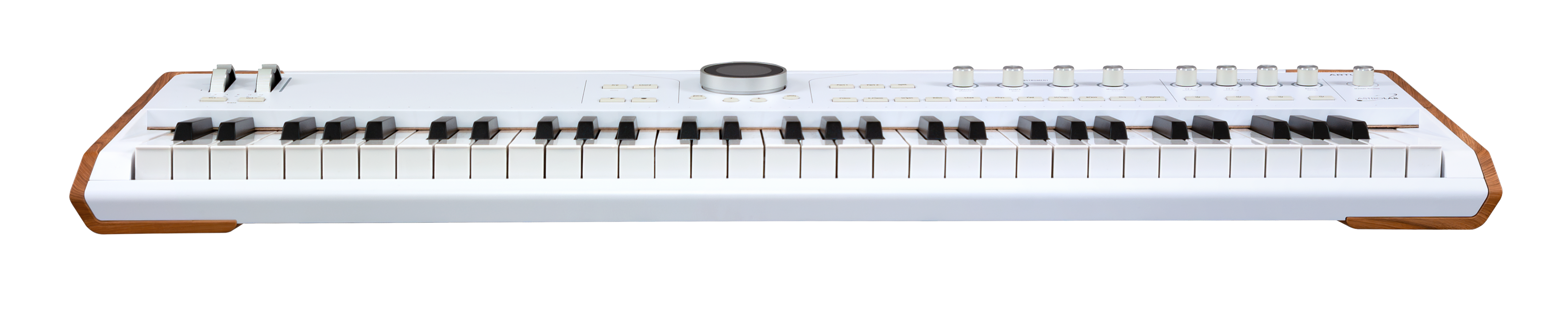 Arturia Astrolab 61 key semi-weighted stage keyboard, White
