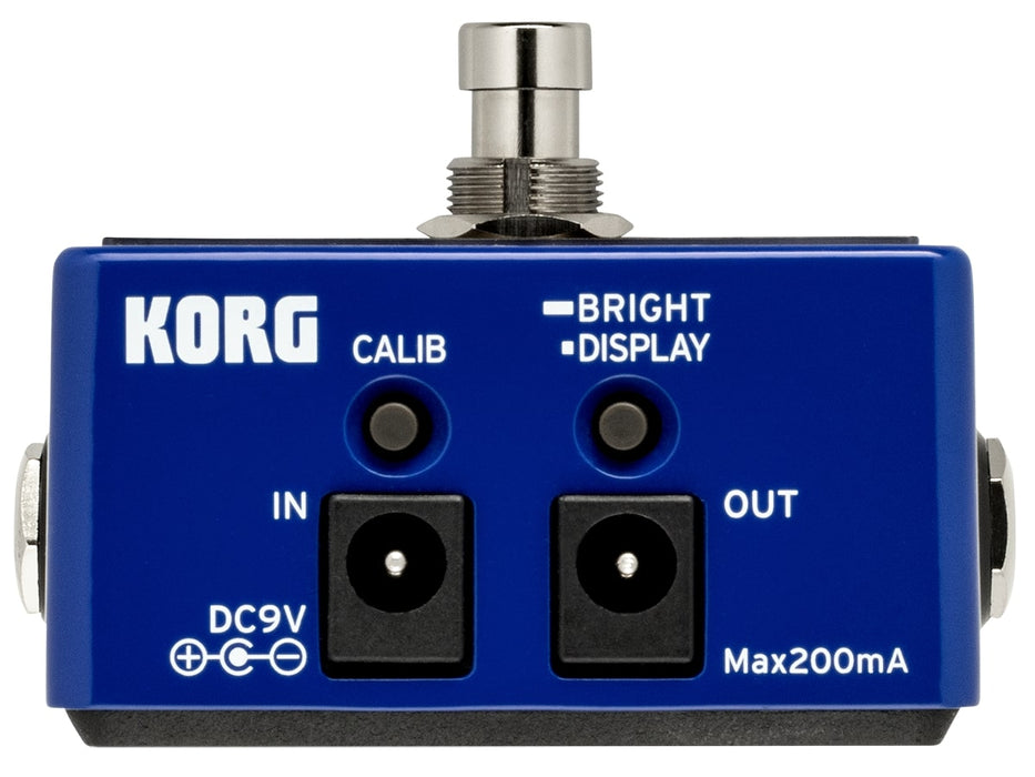 Korg Limited Edition Pitchblack X Chromatic Pedal Tuner, Blue