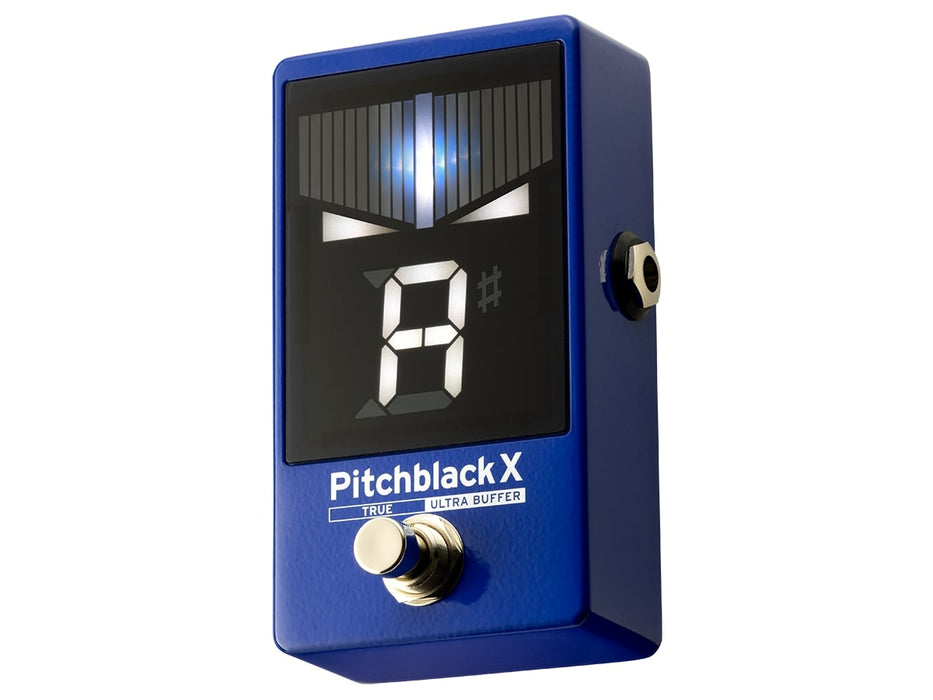 Korg Limited Edition Pitchblack X Chromatic Pedal Tuner, Blue