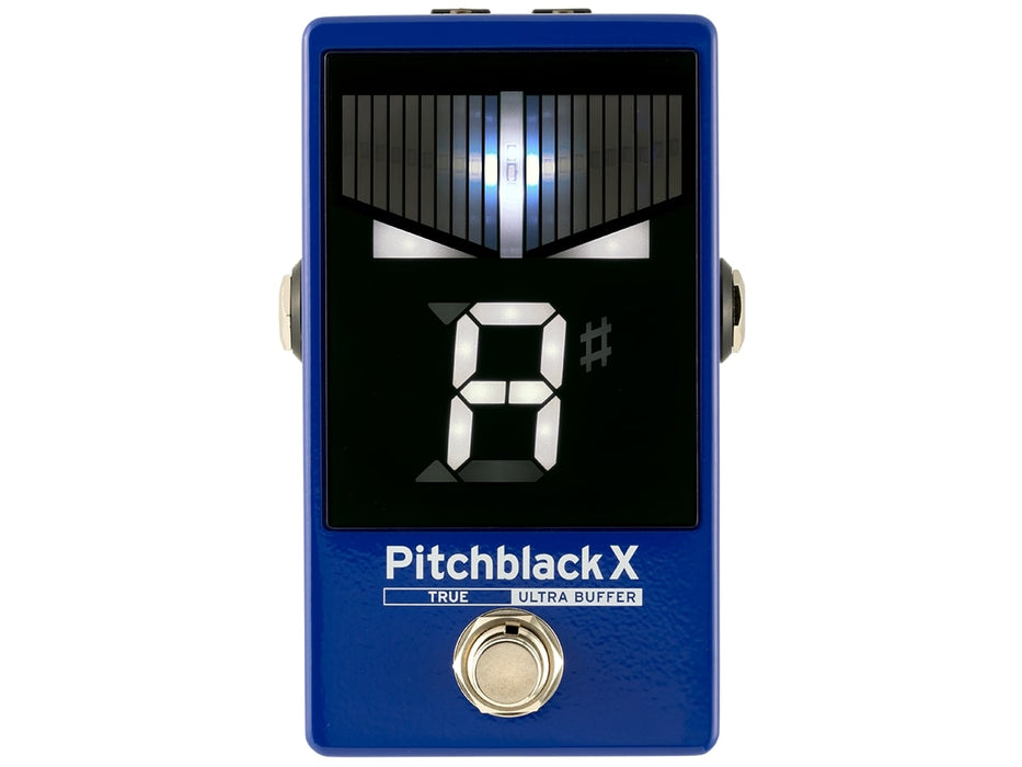 Korg Limited Edition Pitchblack X Chromatic Pedal Tuner, Blue