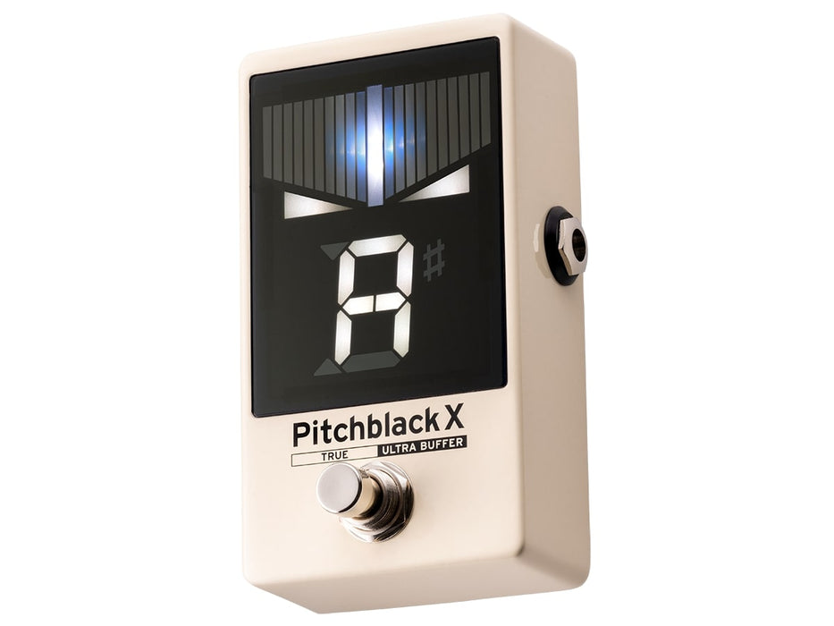 Korg Limited Edition Pitchblack X Chromatic Pedal Tuner, Cream