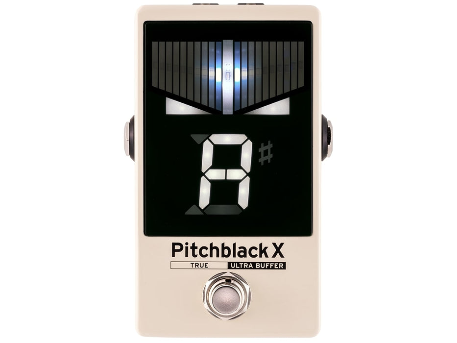 Korg Limited Edition Pitchblack X Chromatic Pedal Tuner, Cream