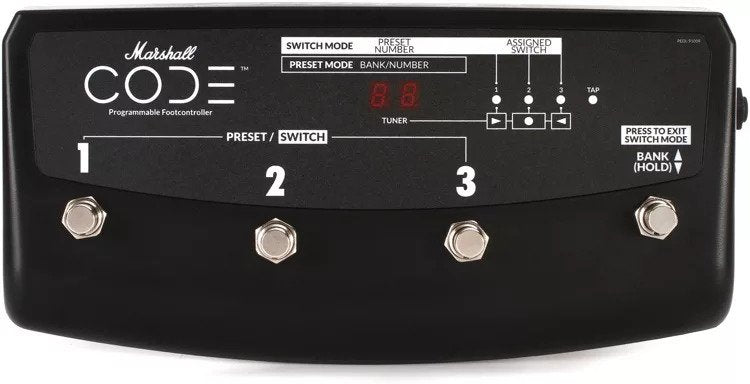 Marshall 4 Way Footswitch for Code Series amps