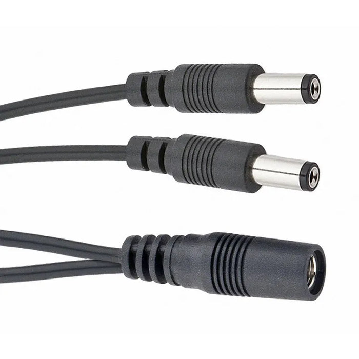 Voodoo Lab Voltage Doubler Adapter w/ 2 x 2.1mm & 1 x 2.1mm - 4in