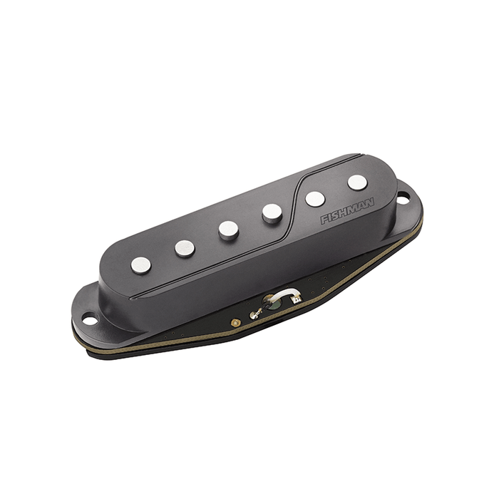 Fishman Fluence SS Single With Active Stratocaster Pickup - Black/White