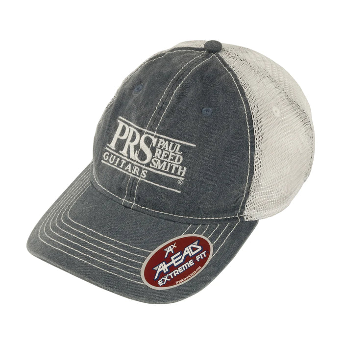PRS Block Logo Trucker Hat - Navy & White