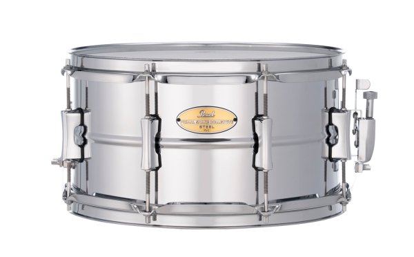 Pearl 13x7 Steel Shell Snare Drum