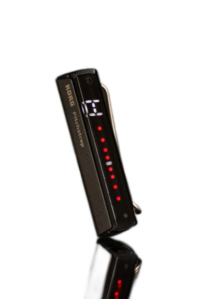 Korg PST1BK Pitchstrap Guitar and Bass Tuner, Black