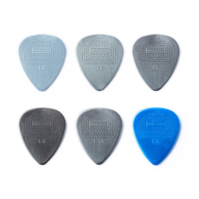 Dunlop PVP449 Max-Grip Nylon Standard Pick Variety Pack - 12 Pack