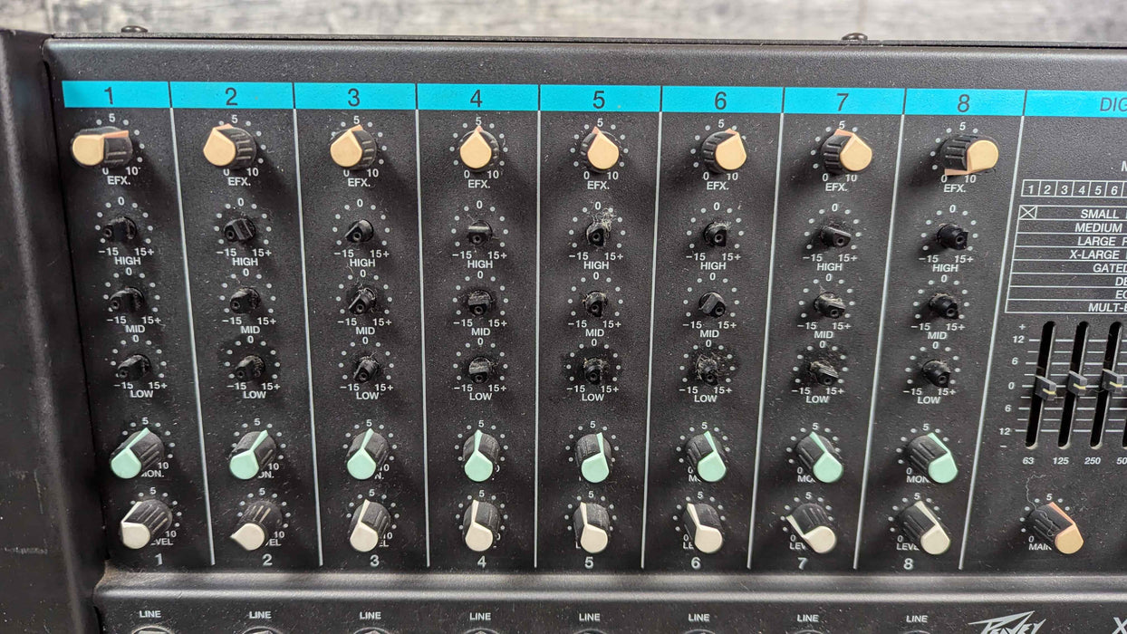 Peavey XRD 680 Powered PA Mixer 8 Channel Head - Used