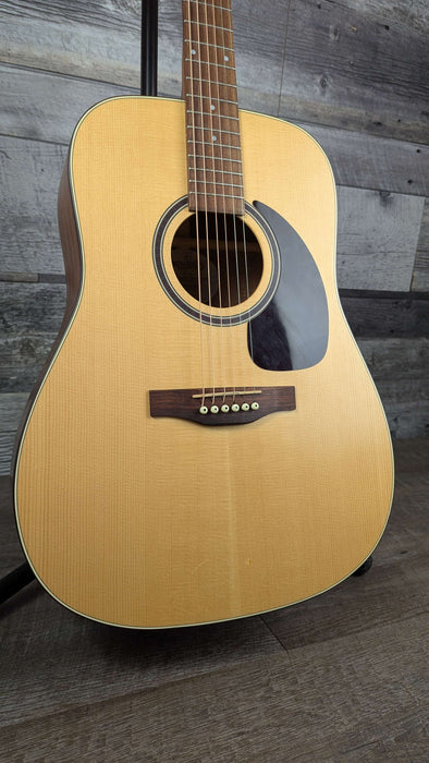 Simon & Patrick Woodland Pro all solid Dreadnought Mahogany with case, USE