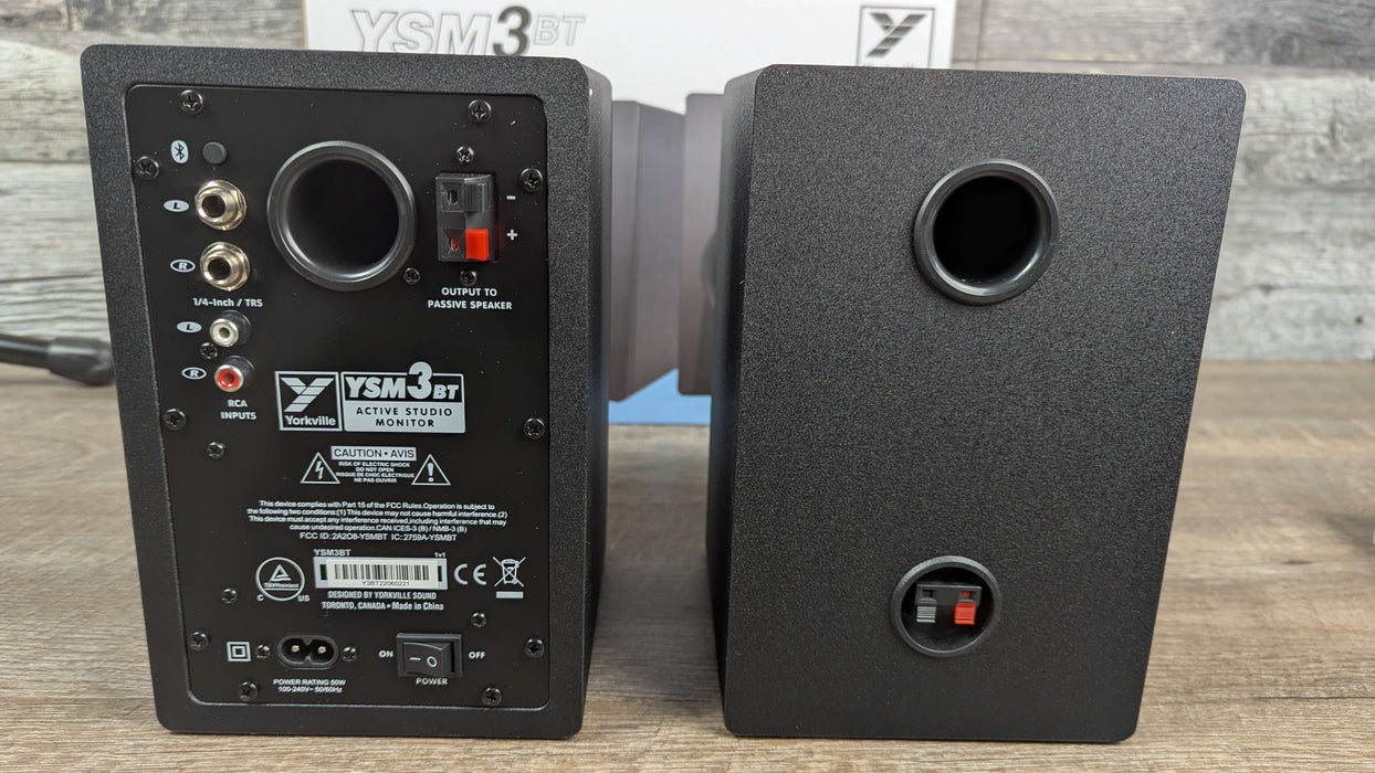Yorkville Sound YSM3BT 50-Watt 3.5'' Multimedia Reference Monitors w/Bluetooth - Used