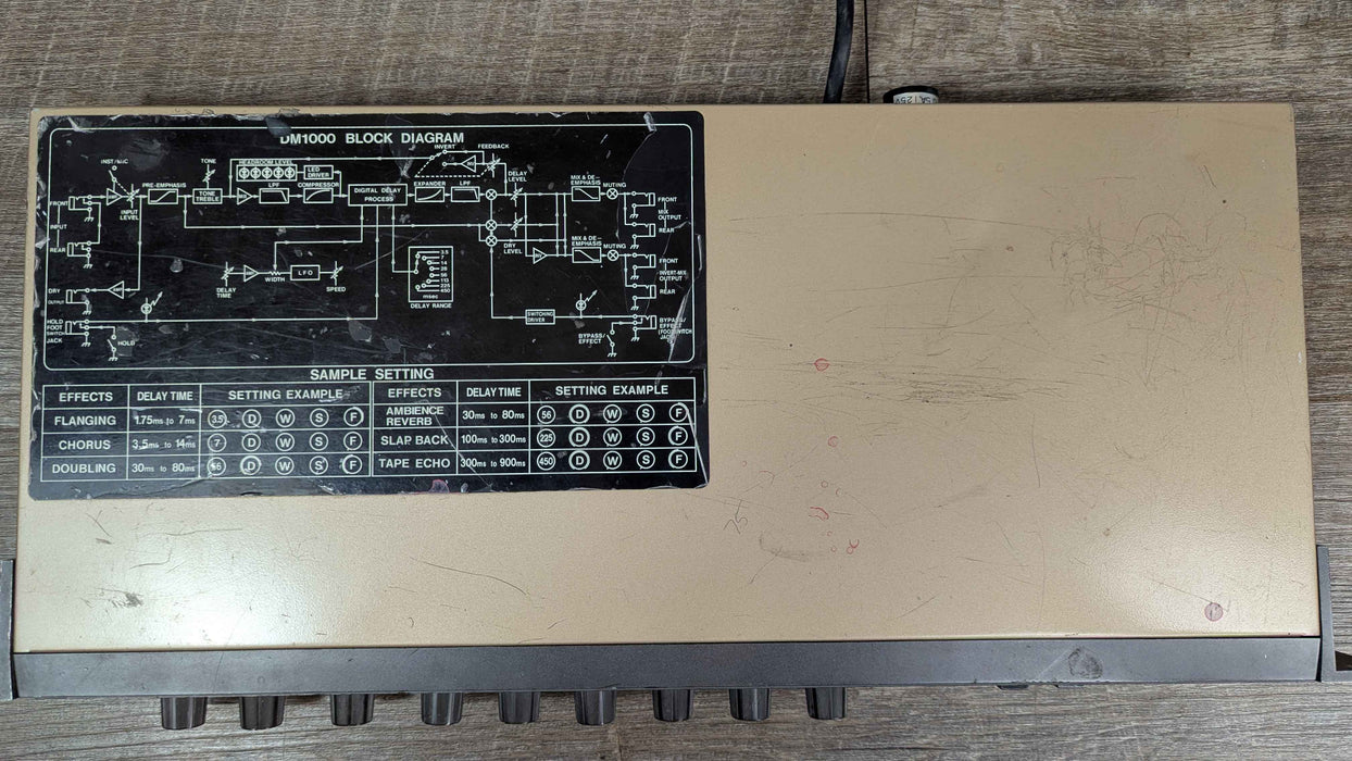 Ibanez DM1000 Digital Delay Rackmount - Used