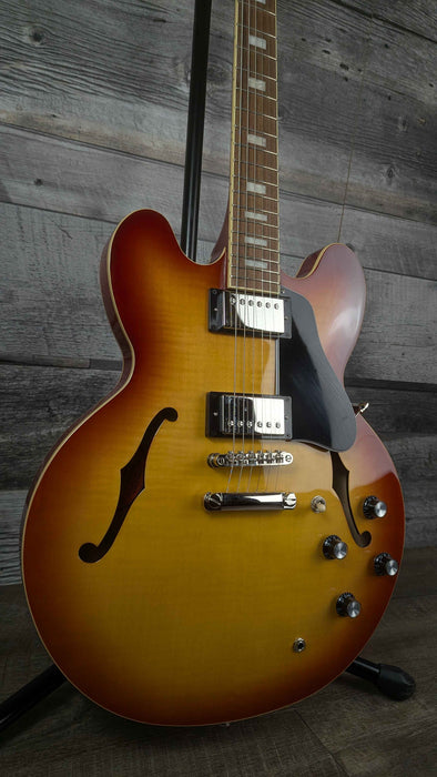 Epiphone Inspired by Gibson ES-335 Figured Top Raspberry Teaburst - Used