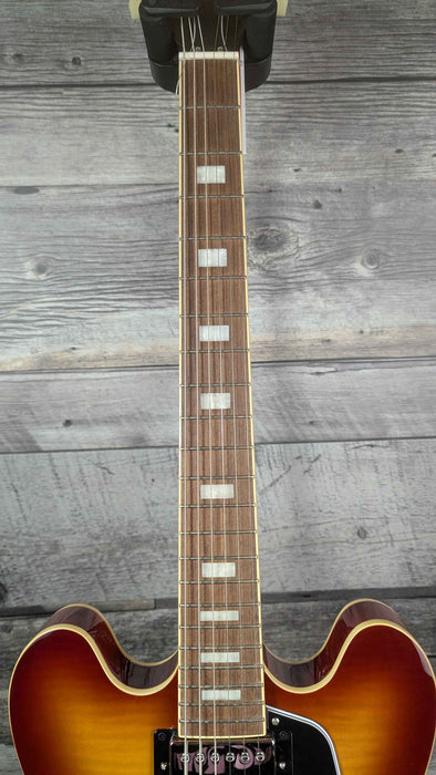 Epiphone Inspired by Gibson ES-335 Figured Top Raspberry Teaburst - Used