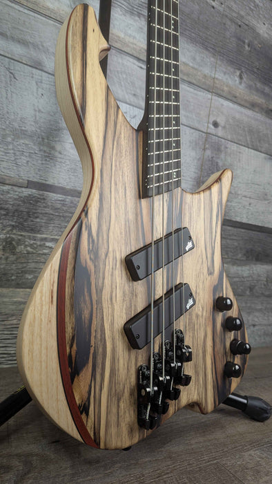 GSO Reckoning 4 String Bass Pale Moon Ebony