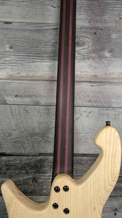 GSO Reckoning 4 String Bass Pale Moon Ebony