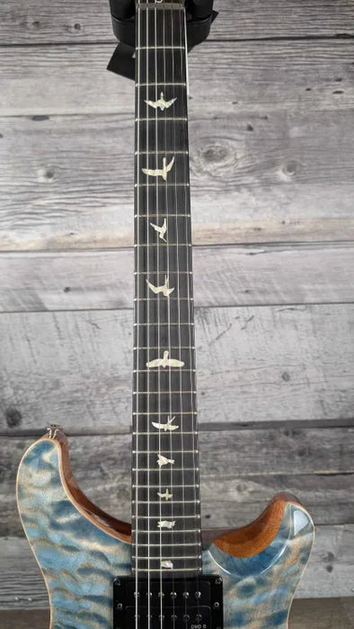 PRS Core Custom 24 Artist Quilt Top, Faded Indigo