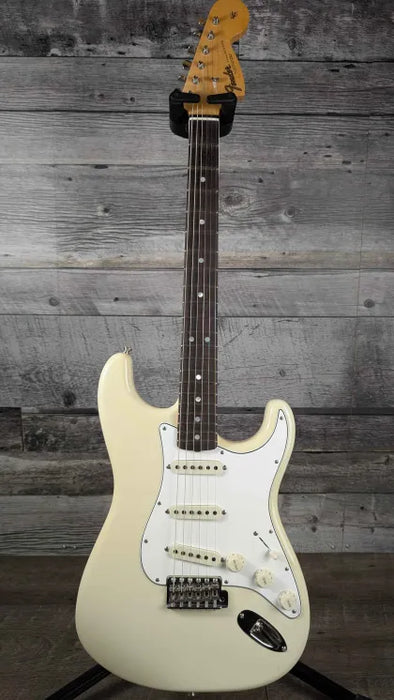 Fender Custom Shop 1966 Stratocaster DLX Closet Classic, Super Aged Olympic White