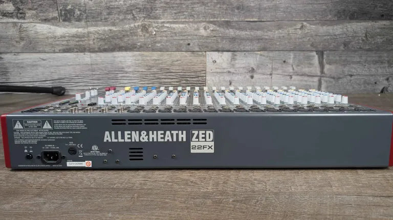 Allen and Heath ZED-22FX 22-Channel Mixer with Effects - Used