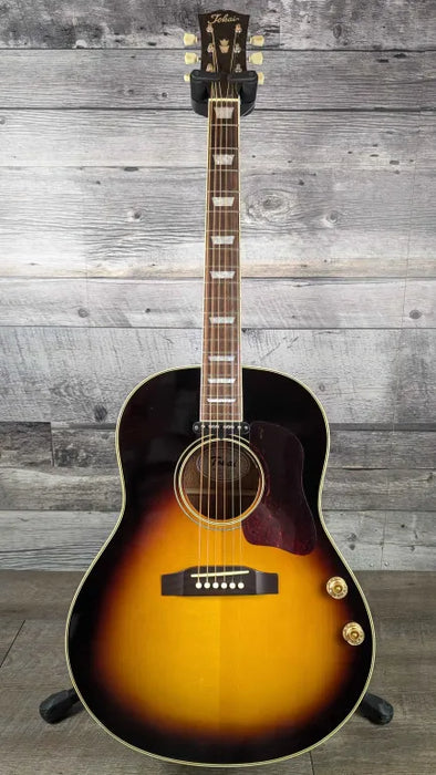 Tokai TJ65EVS Acoustic Guitar w/Hardshell Case, Vintage Sunburst - Used