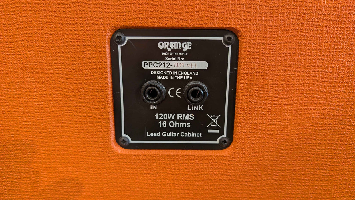Orange Amplifiers 120 Watt 2x12 Ext Cab - Used