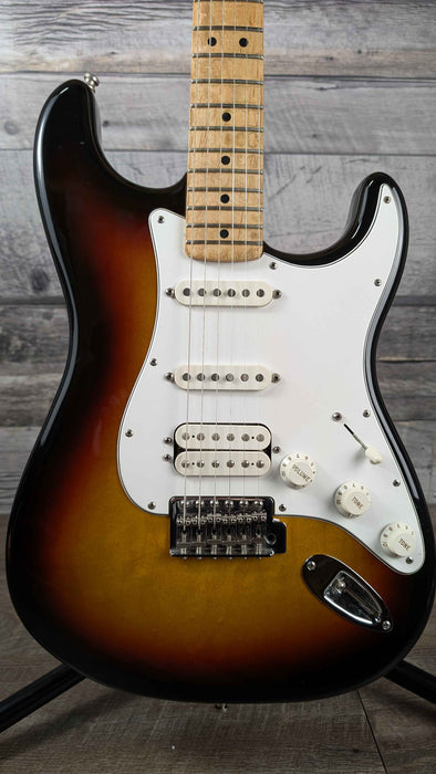 Fender Standard Stratocaster HSS, Maple Fingerboard w/Hardshell Case, 3-Color Sunburst - Used