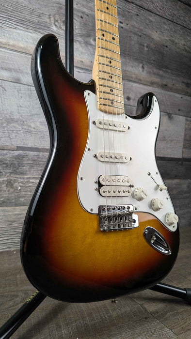Fender Standard Stratocaster HSS, Maple Fingerboard w/Hardshell Case, 3-Color Sunburst - Used