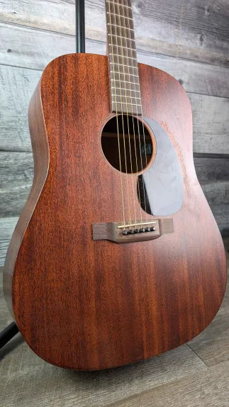 Martin Acoustic Guitar, D-15E, Satin, IPM/Sap w/Softshell - Used