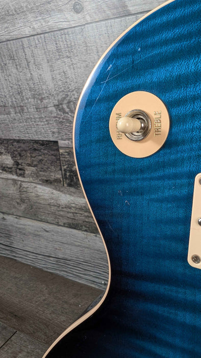 Gibson Les Paul traditionnel Manhattan Midnight Use avec étui rigide