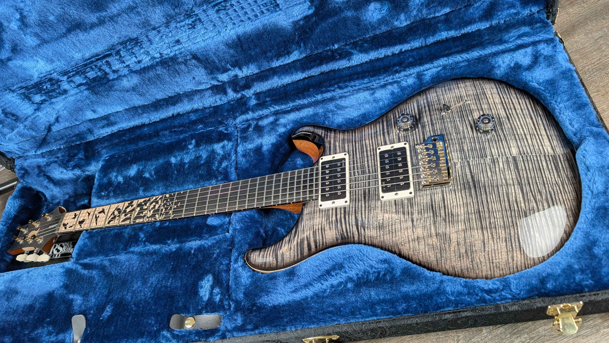 PRS Custom 24, Limited Birds of a Feather, Charcoal Microburst