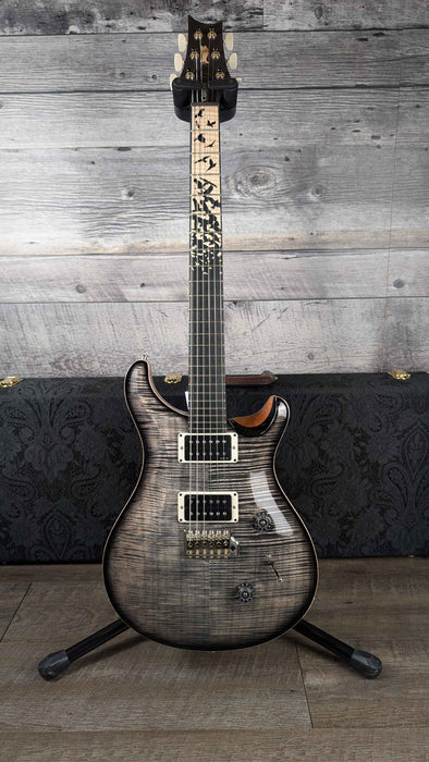 PRS Custom 24, Limited Birds of a Feather, Charcoal Microburst