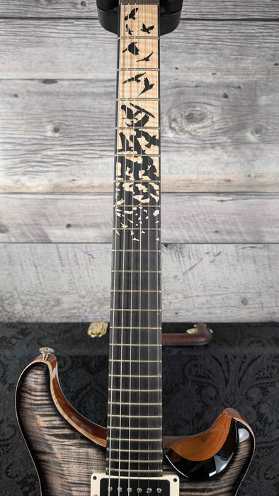PRS Custom 24, Limited Birds of a Feather, Charcoal Microburst