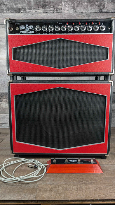 Monster Pineland RSCA/B 75W Head w/Cab 1x15, Red - Used
