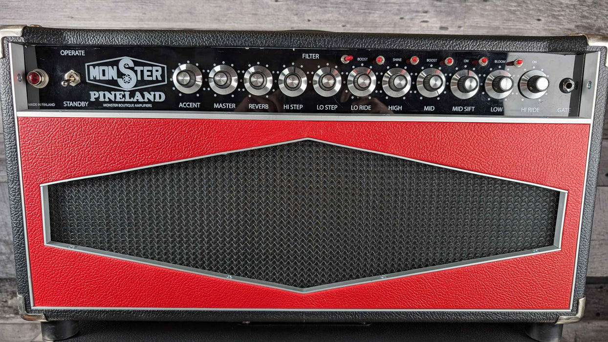 Monster Pineland RSCA/B 75W Head w/Cab 1x15, Red - Used