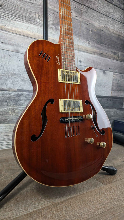 Godin Montreal Mahogany 2 Voice Acoustic Electric Semi-Hollow Guitar w/Bag 2006 - Used