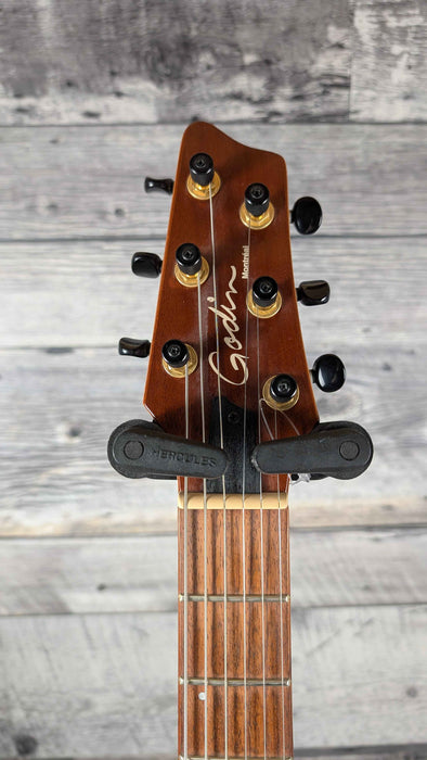 Godin Montreal Mahogany 2 Voice Acoustic Electric Semi-Hollow Guitar w/Bag 2006 - Used