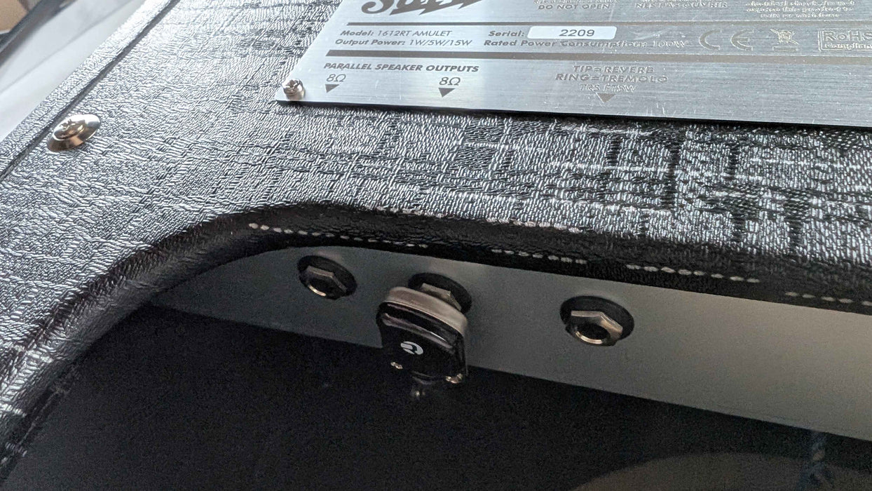 Amplificateur amulette Supro 1612RT avec couvercle et pédale