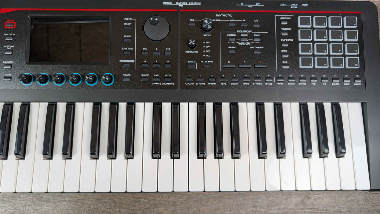 Roland FANTOM-06 Clavier de station de travail 61 touches avec cache-poussière - Occasion